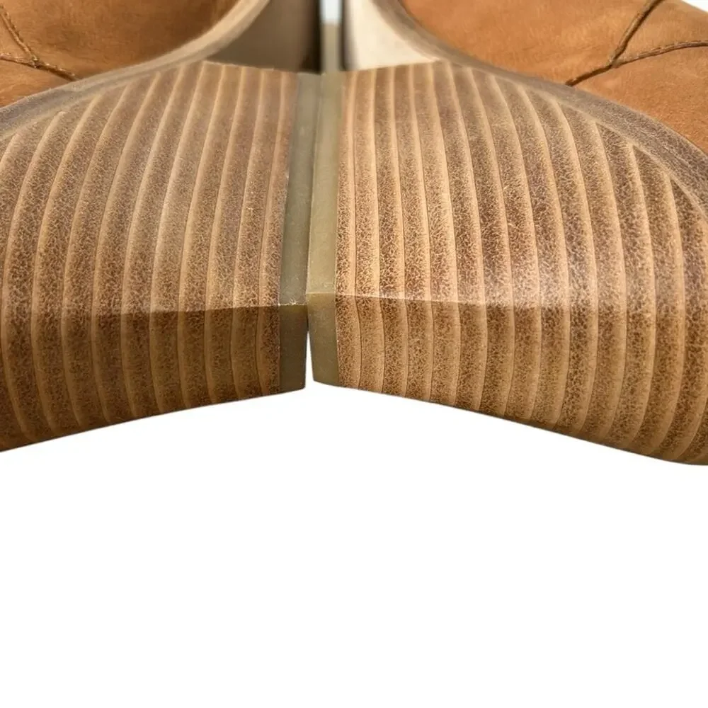 Eileen Fisher Tote Bootie Cognac Size 9 - Picture 9 of 11